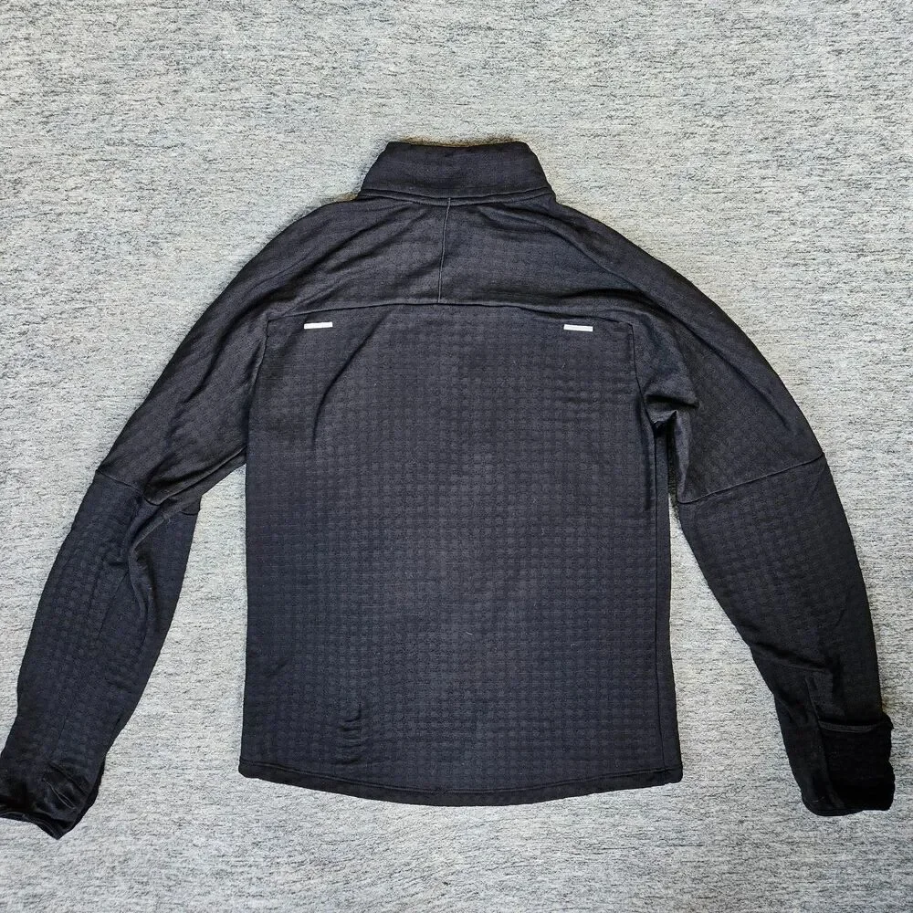 Nike Sphere Element Running Therma Fit Waffle 1/4 Zip Pullover Mens Small DM1171